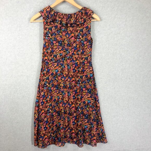 Jones New York Floral Multicolored Midi Dress Size 8 - Picture 2 of 3